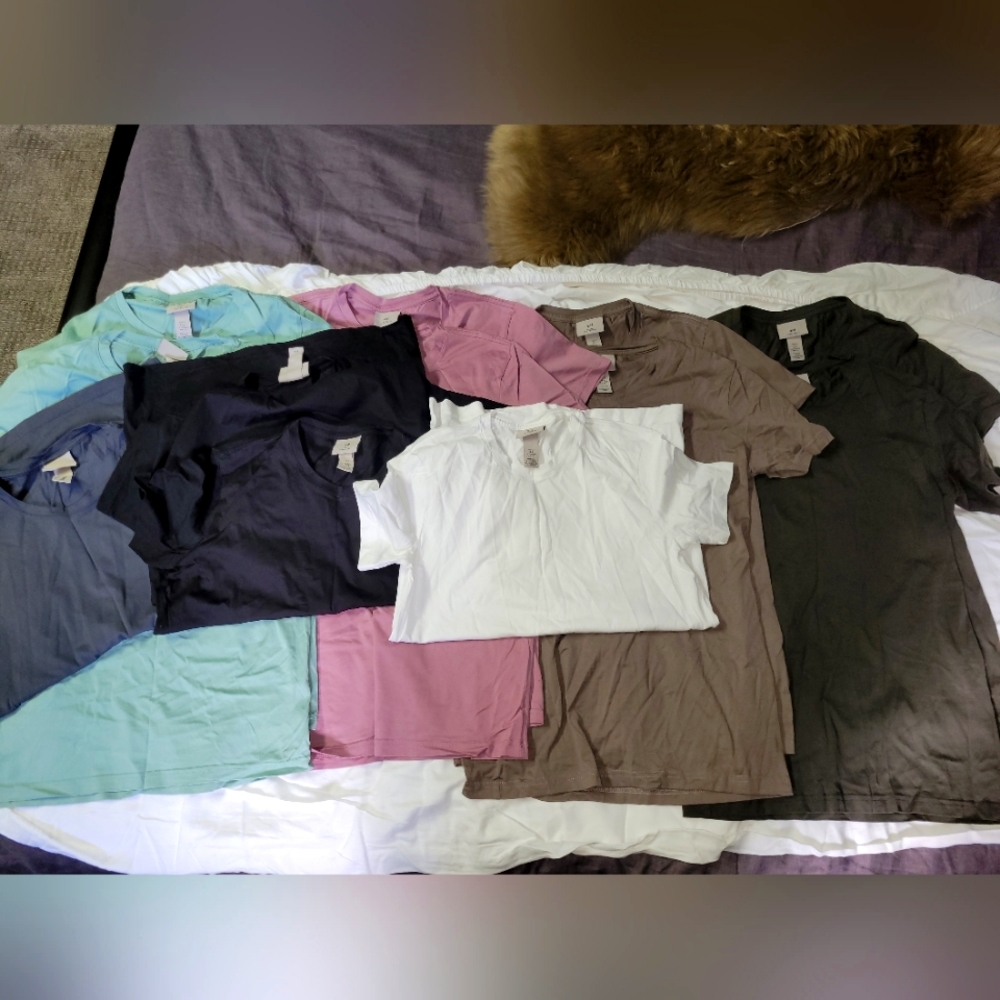 Slim Fit Premium Cotton H&M T-Shirts lot of 4